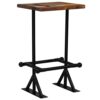 DINGZZ Kitchen Bar Tables and Chairs Set Dining Room High Top Counter Height Table Set for 2 Solid Reclaimed Wood