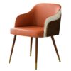 Kitchen Dining Room Furniture Chairs Kitchen Dining Chairs Modern Microfiber Leather Living Room Chairs with Soft Padded Seat Beech Wooden Legs+M