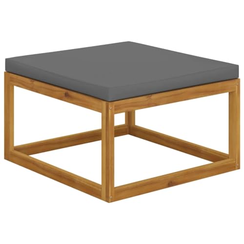 vidaXL Garden Lounge Set 5 Piece, Outdoor Sofa Set, Garden Furniture Set Corner Sofa Footrest, Farmhouse Style, with Cushions Solid Wood Acacia