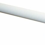 William Hopkins 74323B 32 x 450 mm White Fluted ABS Plastic Grab Rail with Conceal Fixing