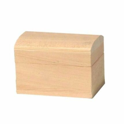 Artemio VICB02 Wooden Chest Small Model Beige 8 x 6 x 6 cm