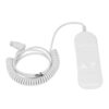 Remote Handset Controller 8 Pin Connection 2 Button Plastic Hand Control Replacement with Extension Coiled Cable for Lift Chair Power Recliner