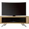 AVF Bay Curved TV Stand in Oak
