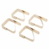 Table Cloth Clips, Gold Table Cloth Holders Good Helper for Activities Rust-proof 5 * 4cm with Stainless Steel