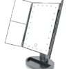 Rio 24 LED Touch Dimmable 3 Way Makeup Mirror with 2 & 3X Magnification with Light