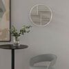 AC Design Furniture Shelf, Wood, Bianco, 10 x 45 x 45 cm