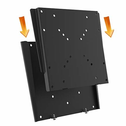 RICOO TV Wall Bracket fixed flat F0522 approx 15-32 Inch LED LCD OLED Screen Monitor Mount Universal for VESA 50x50-200x200 Black