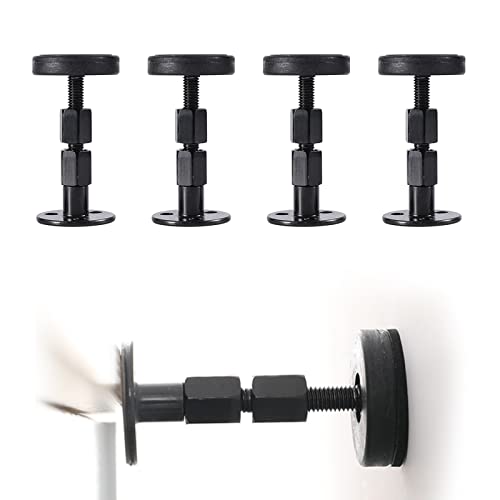 LECEVOCY 4Pcs Adjustable Threaded Bed Frame Anti-Shake Tool, Bed FrameHeadboard Stoppers