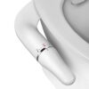 SAMODRA Ultra-Slim Bidet,Bidet Attachment for Toilet UK, Non-Electric Bidet Seat Attachment Dual Nozzle (Rear/Feminine Wash),with Hose and Brass