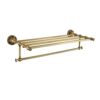 HIGOH Towel Racks,Bathroom Towel Rack Wall Mounted Towel Holder,Retro Antique Bath Towel Rack,All-Copper European Bathroom Thickened Wall-Mounted