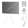 Hama 118093 - Television Floor Stand "Easel Design" (for TV size 37" - 75"), VESA up to 600x400, white, max load 40 kg, 191 cm