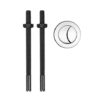 Ultra White Dual Flush Valve Toilet Cistern Outlet Kit Toilet Cistern Replacement Water Cabinet WC Drainage System 32Cm Height for 2 Inch Outlets