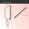Compact Mini Hacksaw & Junior Hack Saw Set – Simple Blade Replacement – Standard Blade Sizes – Fine Tooth Cutting Blade for Cutting Plastic & Woo