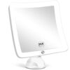 Fabuday 20X Magnifying Mirror with LED Light, Upgraded Lighted Makeup Mirror with Magnification, Portable Magnified Travel Mirror for Bathroom, S