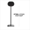 Sanus Fixed Height Speaker Stand for Sonos Era 300 Single WSSE31