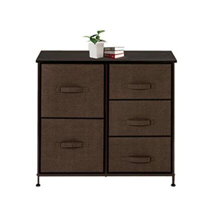 FGHOEV Non-woven Chest of Dresser Sundries Cabinet Home Bedroom Furniture Multi-layer Fabric Drawer Organizer Closet Storage Tower