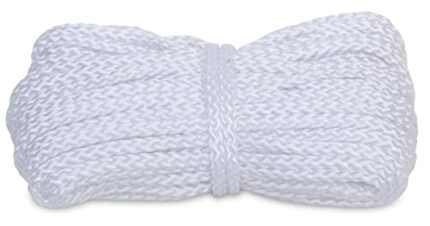 Windhager 10709 10709 Sun Shade Sail Fastening Cord Polypropylene Rope Plastic Rope Universal Rope All Purpose Rope Knit 10709 White Medium