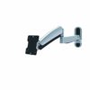 Newstar FPMA-W955 TV/Monitor Wall Mount (Full Motion & gas spring height adjustable) for 10"-30" Screen - Silver