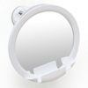 Round Hanging Fogless Shower Mirror for Shaving with Real Glass Surface and Adjustable Swivel Hook - Simply Fill Back Chamber/Reservoir with Hot
