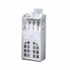 DINGZZ Floor Standing Bathroom Cabinet Storage Home Furniture Washbasin Shower Corner Shelf Rack for Plants Sundries Storage Organizer