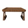 Fiacvrs Wooden Sofa Armrest Tray, Sofa Arm Clip Table, Couch Arm Table for Wide Couches, Coffee Table and Side Tables for Small Spaces(Dark Brown