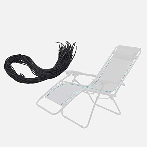 4 Pack Replacement Cords for Zero Gravity Chair Recliner, Universal Replacement Elastic Cords Laces/Chair Accessories Repair Tool Kit 1.35m & 2m