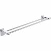 Towel Rack Bathroom Towel Rail 304 Stainless Steel Polished Surface Wall Mounted Simple Perforated Towel Bar for Kitchen and Bathroom Accessories