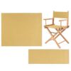 Wowlela Durable Replacement Seat Cover for Directors Chair Water Resistant & Easy Clean Fabric