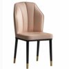 dining chair Kitchen Dining Room Furniture Chairs Dining Chairs Water Proof PU Leather Side Chair With Black Steel Legs Kitchen Living Room Loung