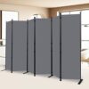 Room Divider and Folding Privacy Screens 6 Panel, Wide Room Divider Wall Screen for Room Separtition, Portable Partition Room Dividers Fabric Pan