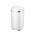 Washing Machines Portable Mini Single Tub Washing Machine for bedroom Living room Balcony Bathroom,Energy and(mini washing machine) (White)