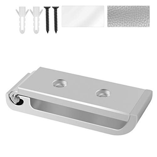 GEEKRIA Foldable Wall Mount Headphones Holder, Headset Wall Hanger, Aluminum Wall Mount Hook, Hold Up to 1KG with 3M Adhesive Tape, 20KG with Scr