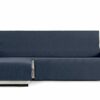 Eysa Rabat practica chaise longue cover 240cm, color 01/camel, right-frontal view