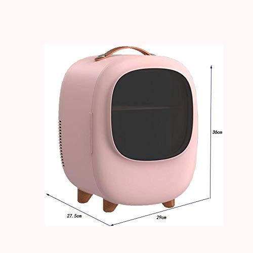 NXYJD Mini Fridge Portable,Quiet Cooling Compact Warmer Cooler Skincare Minibar Makeup Refrigerators Drinks for Cars Homes Offices Dorms (Color :