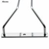 Abcsea 1 Row Wine Glass Rack, 30cm Stainless Steel Chrome Finish Wine Glass Holder for Bar or Kitchen