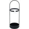 SEYFI Umbrella Stands,Modern Umbrella Stand, round Metal Free Standing Umbrella Holder with Drip Tray and Hook, for Home, Offices, Entryway, Fron