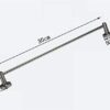 Bathroom Bathroom Towel Hanging Suspension Brushed Towel Rack Single Rod Kitchen Balcony Towel Bar Towel Bracket Tower Hanger/30Cm