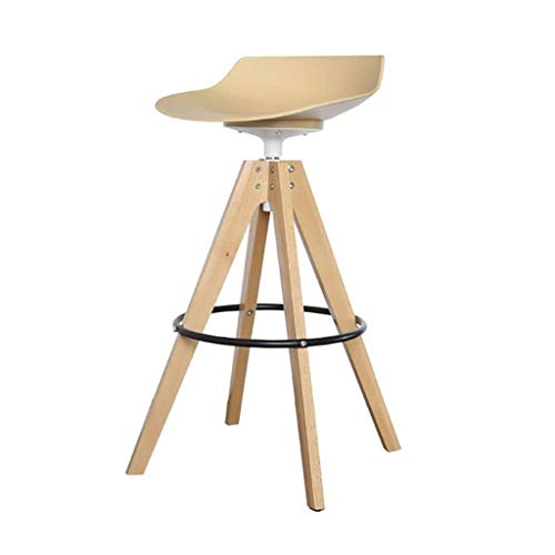 SDFGH Nordic Light Luxury bar Chair Simple net red bar Stool Front Desk Cafe Restaurant Leisure Back high Stool (Color : 3-Pack)