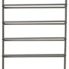 Whitmor Door Shoe Rack, 7.5x22.625x41.80, Gunmetal Gray