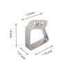 6 Pack Outdoor Tablecloth Clips for Thick Tables & Thin Tables - Stainless Steel Tablecloth Holders Clips for Outdoor & Indoor Tables, Table Cove