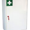 The Products Store Medical Cabinet - First Aid Storage Key Lock Safe with Internal Locking Shelf (Medium)