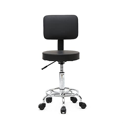 WALNUT Bar Stool Hair Chair Swivel Chair Adjustable Lift Stool Swivel Stool Spa Tattoo Massage Salon Furniture