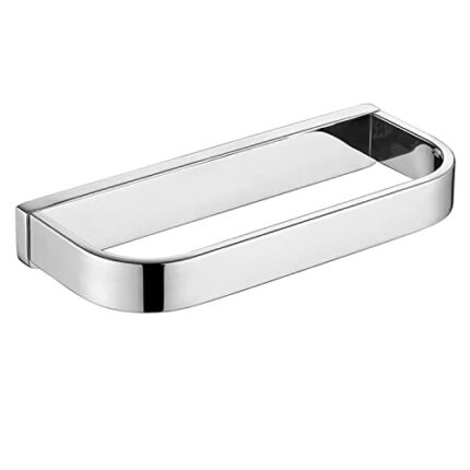 Hallyware Bathroom Towel Holder Hand Towel Ring SUS 304 Stainless Steel Towel Hanger Holder for Bathroom and Kitchen Wall Mounted, Polished Chrom