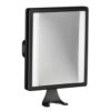 ConairMan LED Shower Mirror, Fog Free Mirror - Great for Shower Shaving, 2X Magnification, Glossy Black Finish