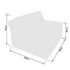 Fold Out Guest Chair Z Bed Futon Sofa for Adult and Kids folding mattress (Pink)