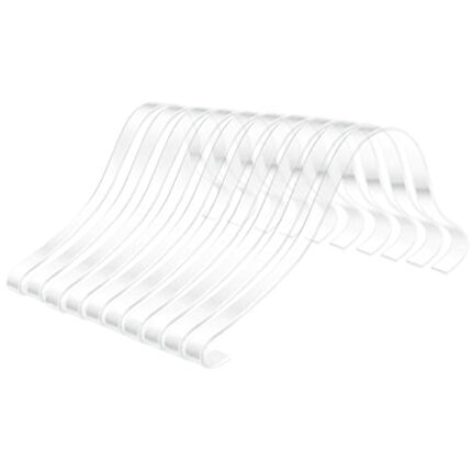 Holibanna 10Pcs Acrylic Clear Sandal Shoes Display Stand Forms Inserts Holders Shoe Display Rack Shoe Support Shaper for Shoe Store Shoe Retail S
