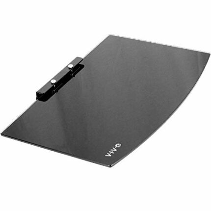 VIVO Floating Wall Mount Tempered Glass Shelf For Dvd Player, Audio, Gaming Systems, Streaming Devices