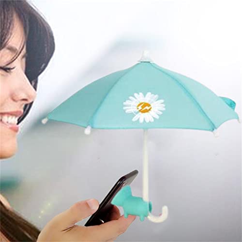 Tytlyworth Phone Parasol Umbrella | Mini Umbrella Phone Sun Protection for Outdoor Use - Sturdy Mobile Phone Parasol Holder as a Birthday Gift