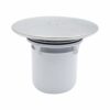 Rubigo Shower Drain Cover - Shower Waste Trap Cover for 90mm/115mm Shower Plughole Cover - Shower Trap Cover Replacement for Shower Drain Outlet