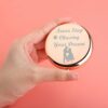 UJIMS Movie Inspired Princess Gifts Tangle Fans Compact Makeup Mirror for Her Adventurous Princess Fairy Story Gifts (TangleFansMirror)